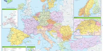Χάρτης της eurail ιρλανδία