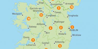 Ιρλανδία στο χάρτη